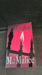 Sue Grafton - M is for Malice, Pan Books, 1997, Paperbacks