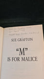 Sue Grafton - M is for Malice, Pan Books, 1997, Paperbacks