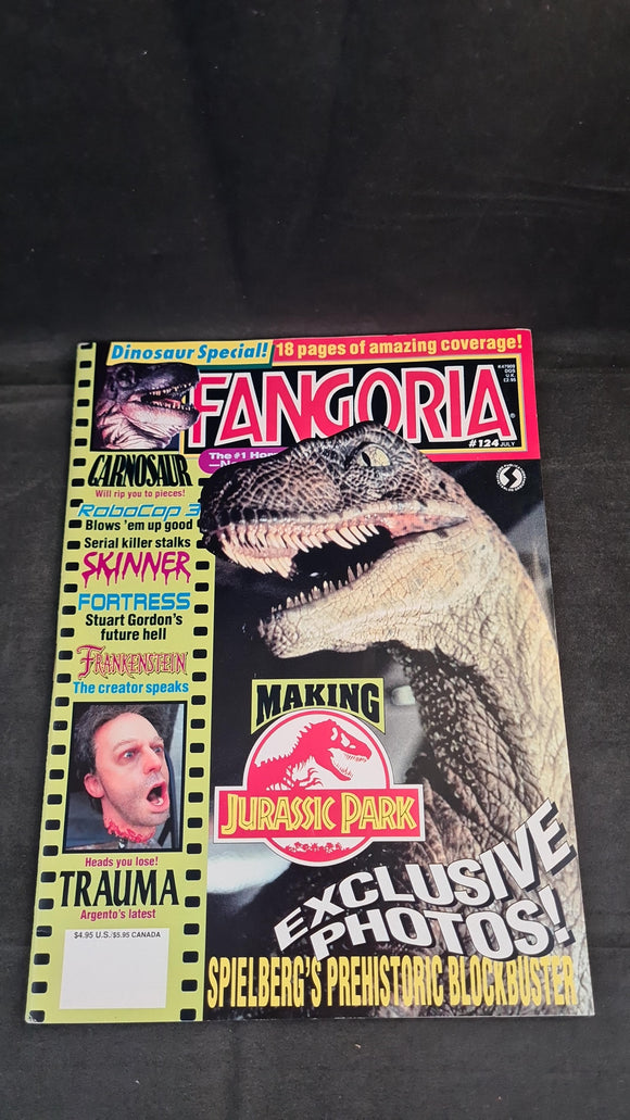Fangoria Magazine Number 124 July 1993, Dinosaur Special