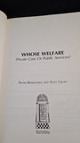 Peter Beresford - Whose Welfare, Private care or public services? Lewis Cohen Studies, 1986