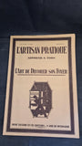 L'Artisan Pratique Number 295 January 1934, Decorative Art Monthly Review, French