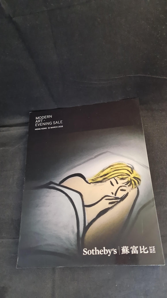 Sotheby's Auctions 31 March 2018, Modern Art, Hong Kong