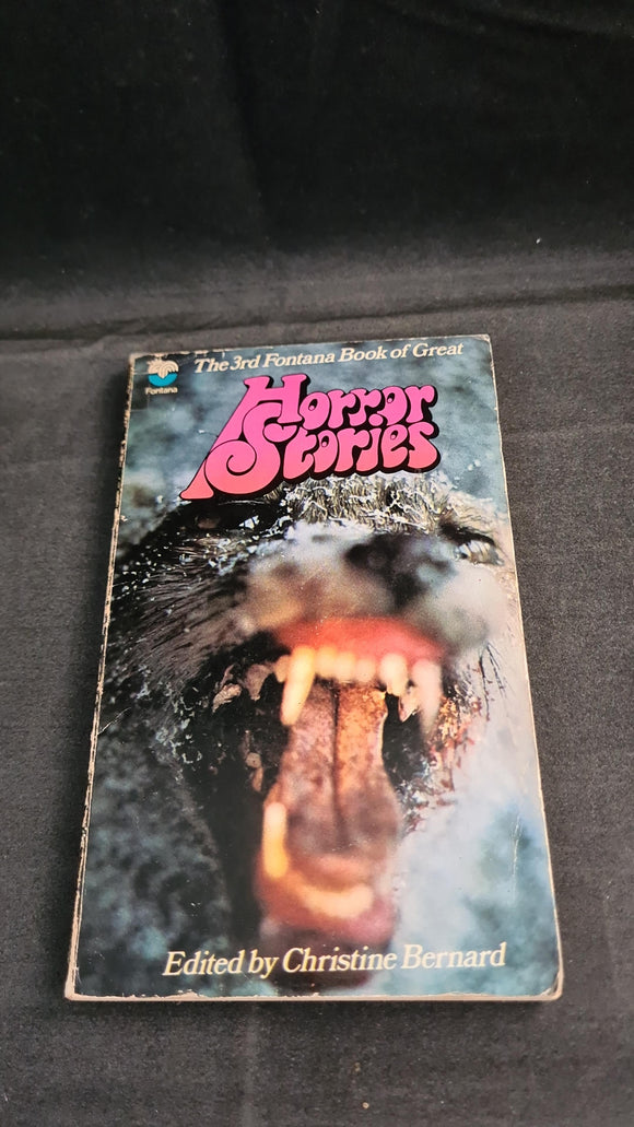 Christine Bernard - The 3rd Fontana Book of Great Horror Stories, 1970, Paperbacks