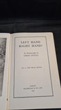 Osbert Sitwell - Left Hand Right Hand! Macmillan & Co. 1945, An Autobiography