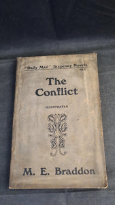 M E Braddon - The Conflict, Amalgamated Press, Daily Mail Sixpenny Novels (c1908)