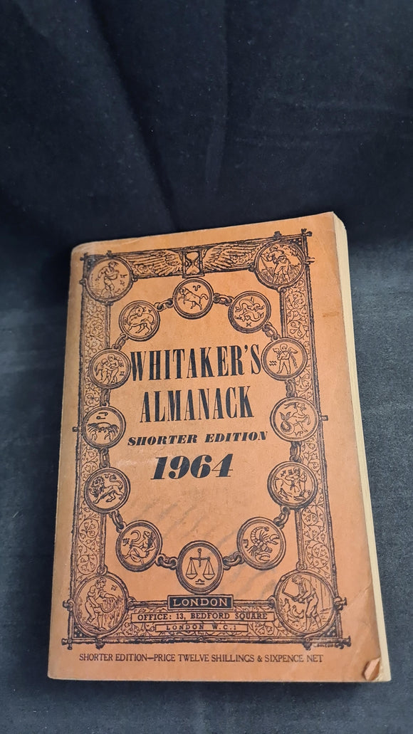 Whitaker's Almanack 1964, Shorter Edition