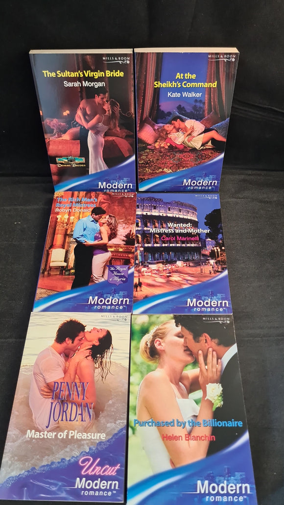 Mills & Boon Romance - Penny Jordan - Master of Pleasure, 2006, Six paperbacks