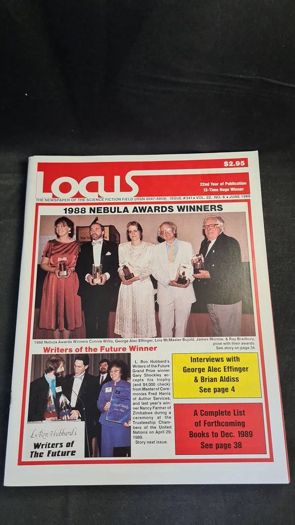 Charles N Brown - Locus Magazine June 1989 Issue 341 Volume 22 Number 6