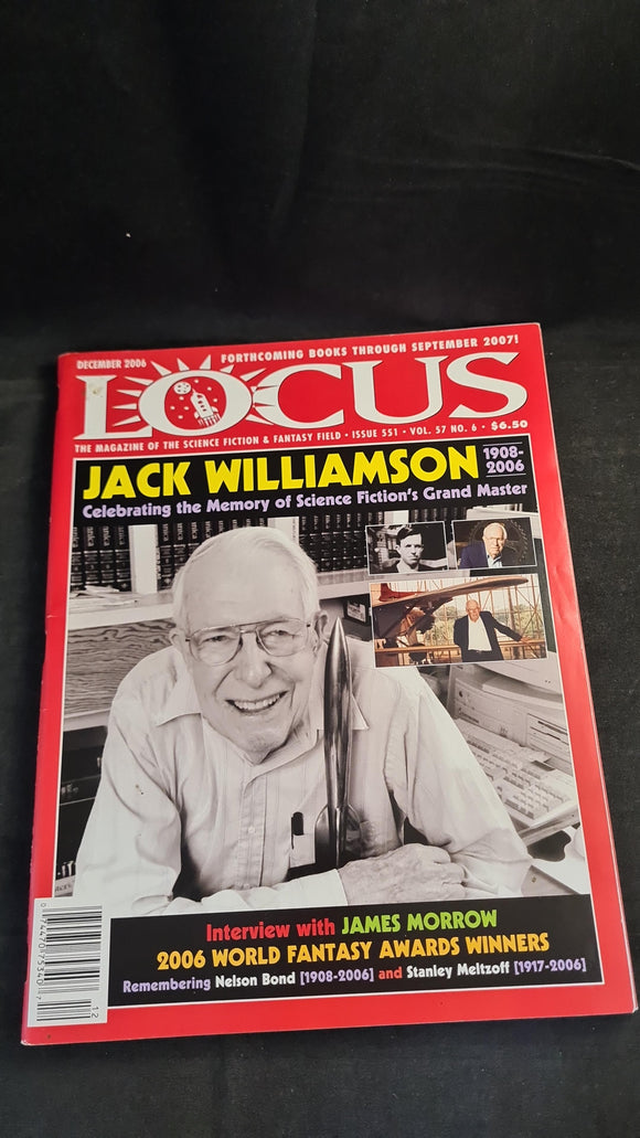 Locus Magazine Volume 57 Number 6 December 2006, Issue 551