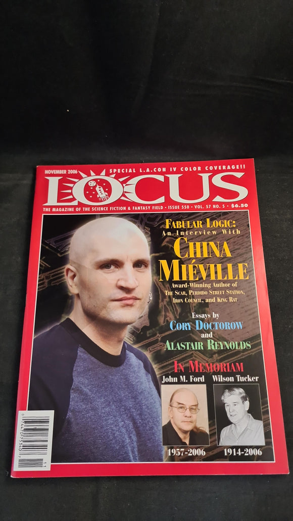 Locus Magazine Volume 57 Number 5 November 2006, Issue 550