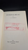 A L Barker - Femina Real, Hogarth Press, 1971