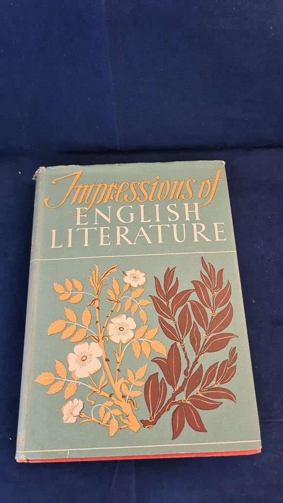 W J Turner - Impressions of English Literature, Collins, 1944