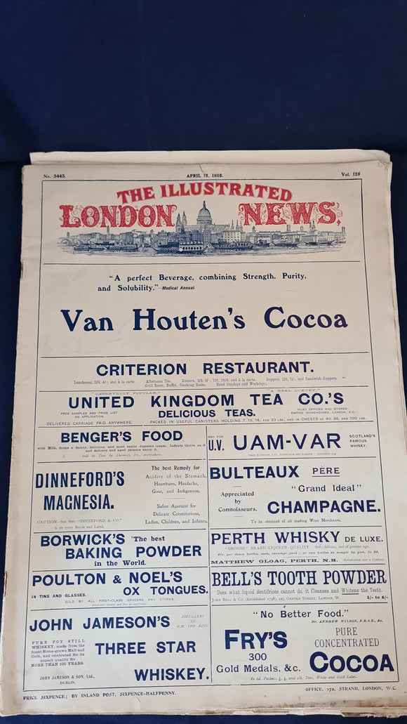 The Illustrated London News April 7 1906 & April 15 1905