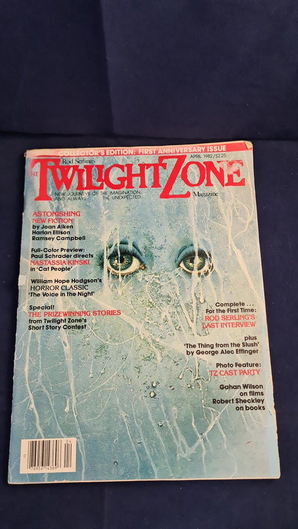 Rod Serling's - The Twilight Zone Magazine, Volume 2 Number 1 April 1982, 1st Anniversary Issue
