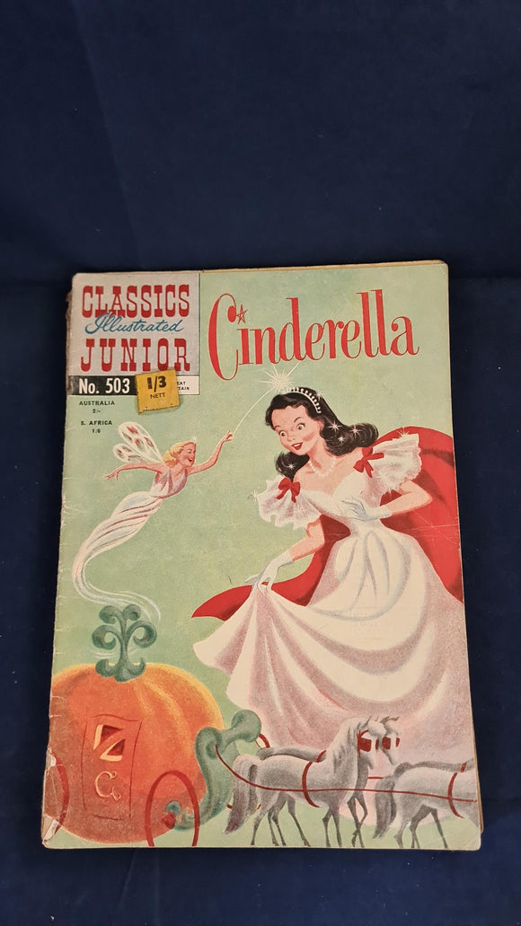 Cinderella, Classics Illustrated Junior, Number 503