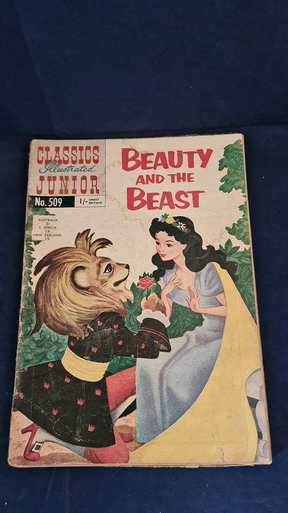 Beauty and the Beast, Classics Illustrated Junior, Number 509