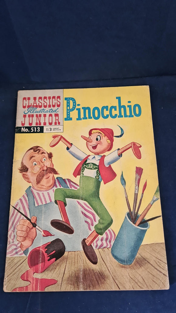 Pinocchio, Classics Illustrated Junior, Number 513