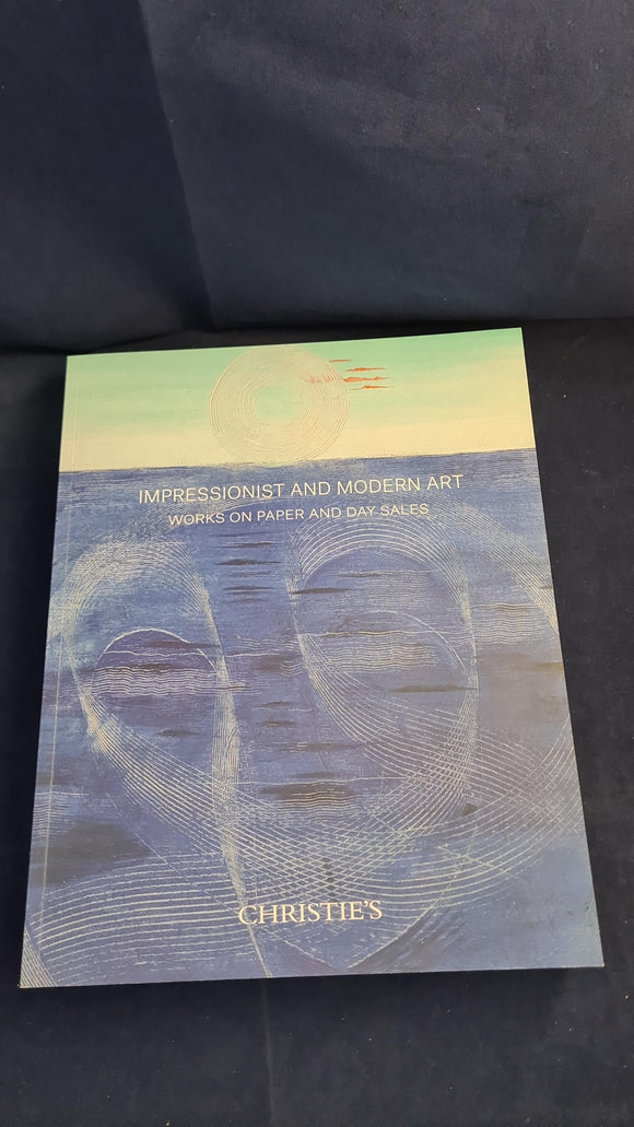 Christie's Auctions 14 May 2019, Impressionist & Modern Art Works on Paper, New York