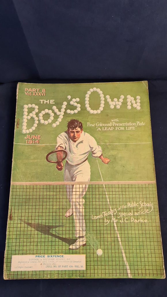 The Boy's Own Paper XXXVI Part 8, June 1914