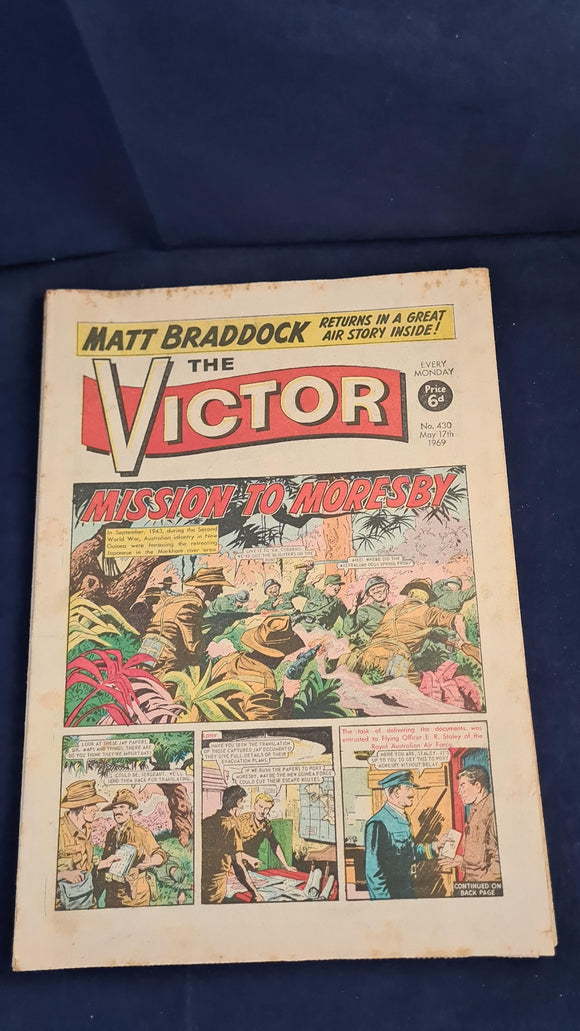 Victor Comics Numbers 387, 401, 419, 422 & 430 1968/69
