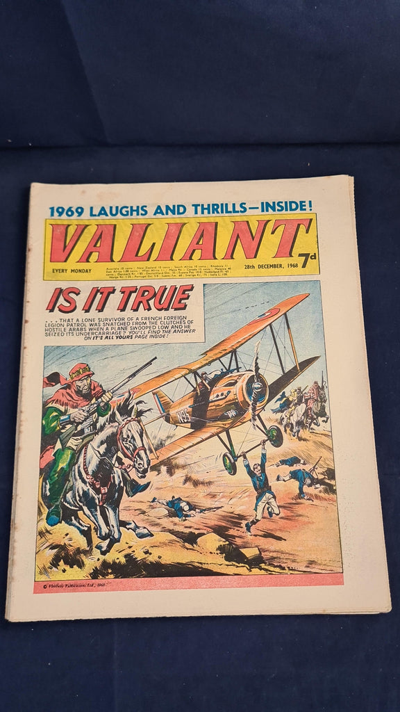 Valiant Comics 9th December 1967, 1968 x 2, 1969x 2 – Richard Dalby's ...