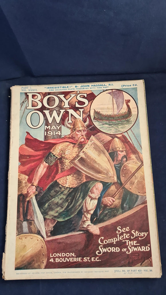 The Boy's Own Paper XXXVI Part 7, May 1914