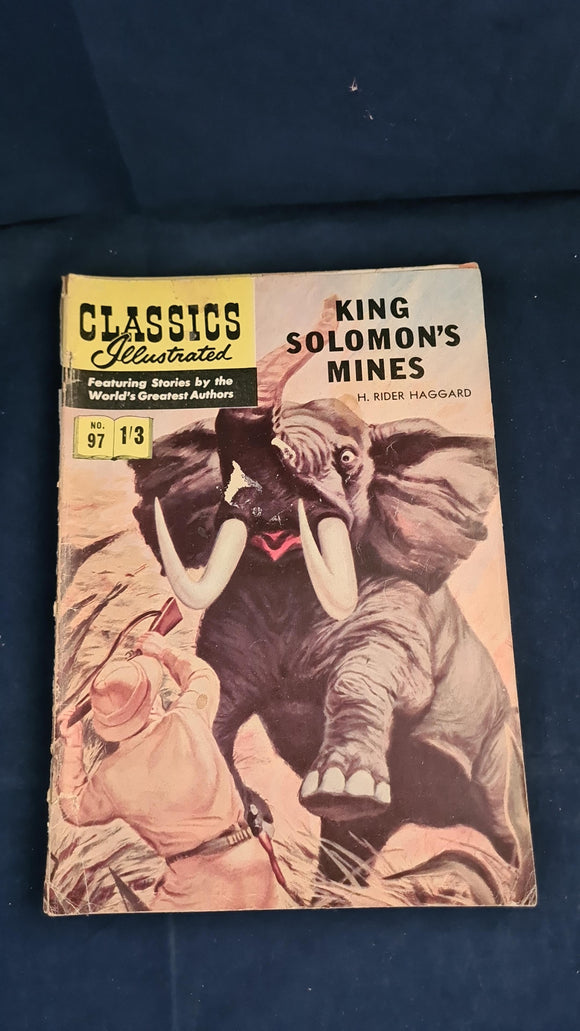 H Rider Haggard - King Solomon's Mines, Classics Illustrated Number 97
