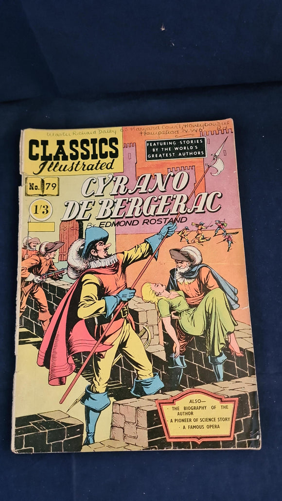 Edmond Rostand - Cyrano De Bergerac, Classics Illustrated Number 79
