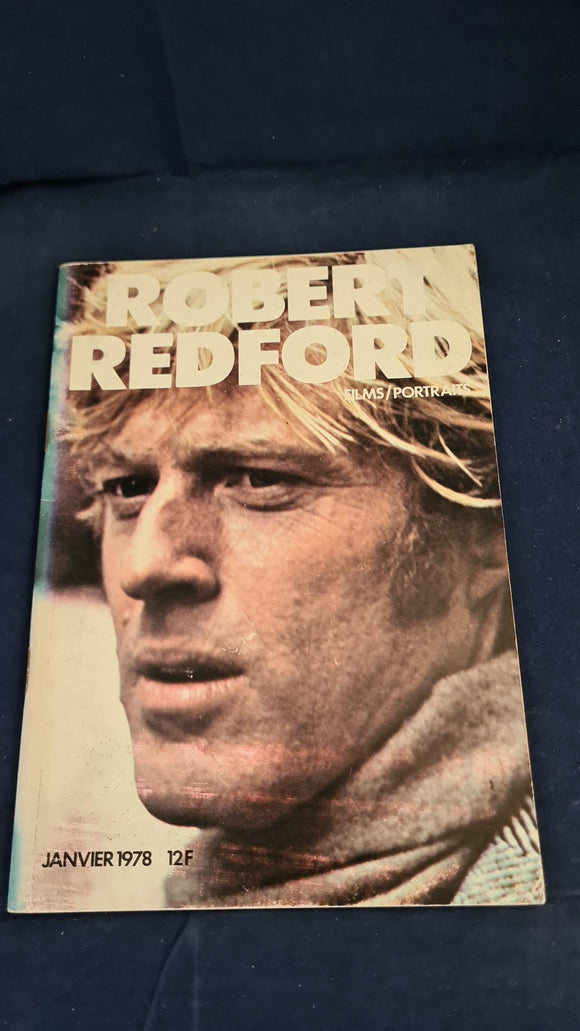 Robert Redford, Films/Portraits, 1978, Editions Cinemania Paris, French copy