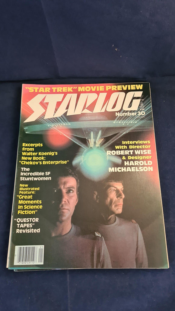 Starlog Magazine Number 30 January 1980, The Magazine of the Future