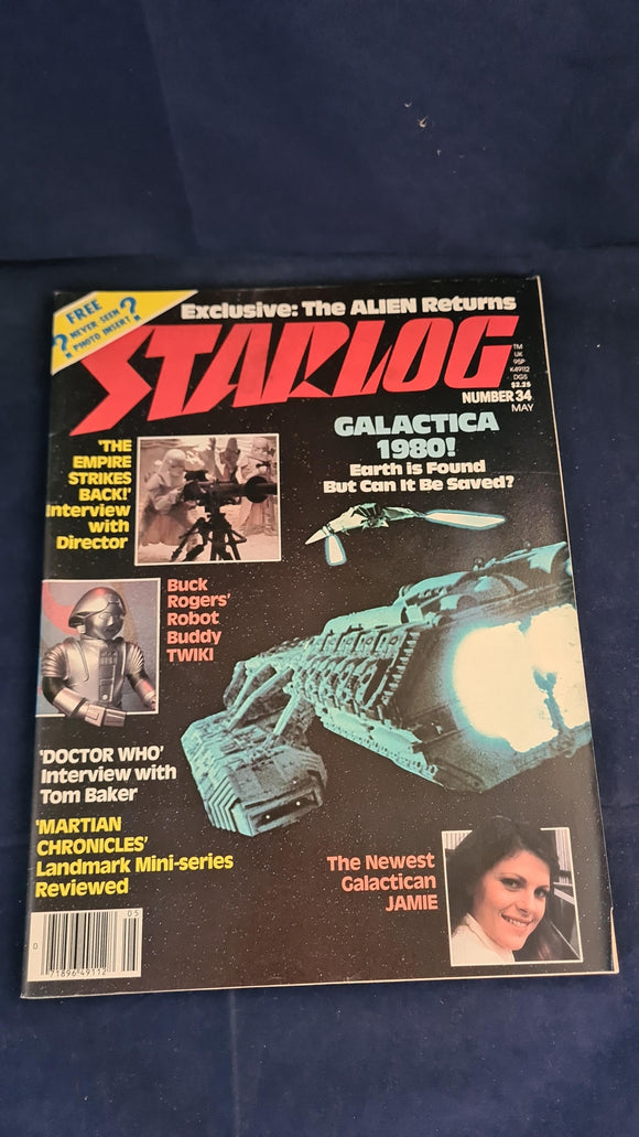 Starlog Magazine Number 34 May 1980, The Magazine of the Future, Star Wars Photo Insert