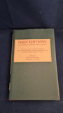 Edward Zempel - First Editions: A Guide to Identification, Spoon River Press, 1985