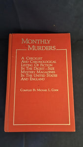 Michael Cook - Monthly Murders, Greenwood Press, 1982