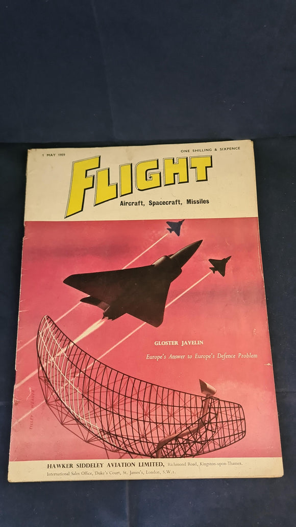 Flight - Aircraft, Spacecraft, Missiles Magazine 1 May 1959