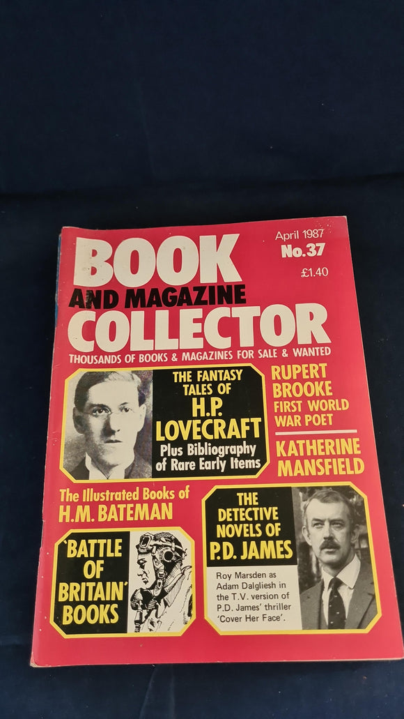 Book & Magazine Collector Number 37 April 1987