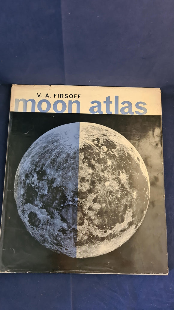 V A Firsoff - Moon Atlas, Hutchinson, 1961, First Edition