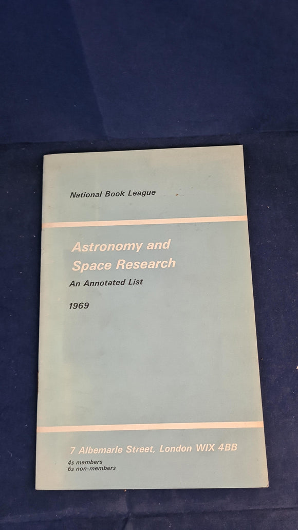 Patrick Moore - Astronomy and Space Research, National Book League, 1969