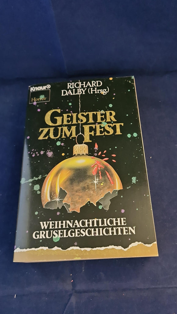 Richard Dalby - Geister zum Fest, Knaur, 1992, German Edition, Paperbacks