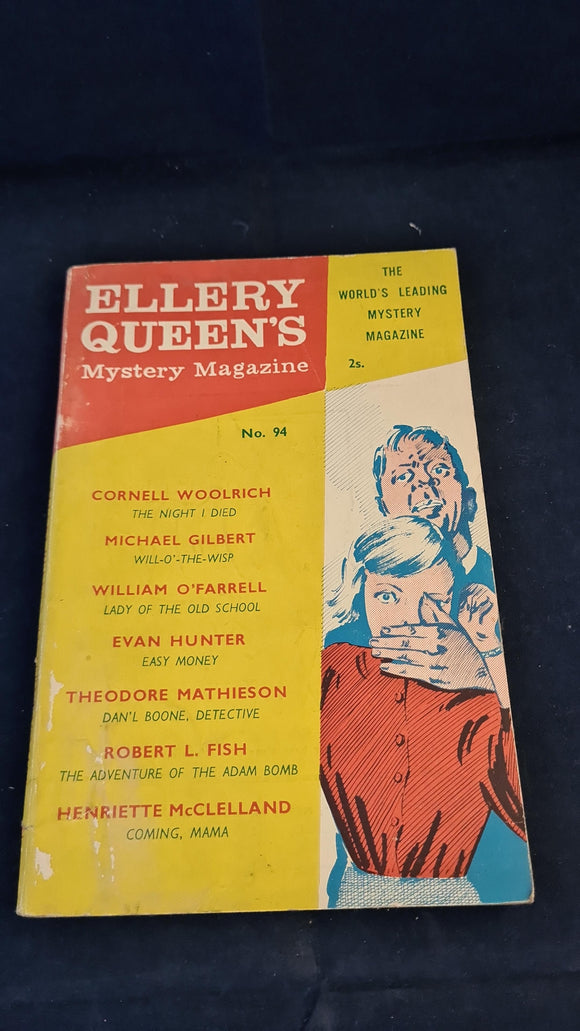Ellery Queen's Mystery Magazine, Number 94, November 1960, British Edition