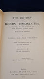 William Makepeace Thackeray - The History of Henry Esmond, Macmillan, 1905
