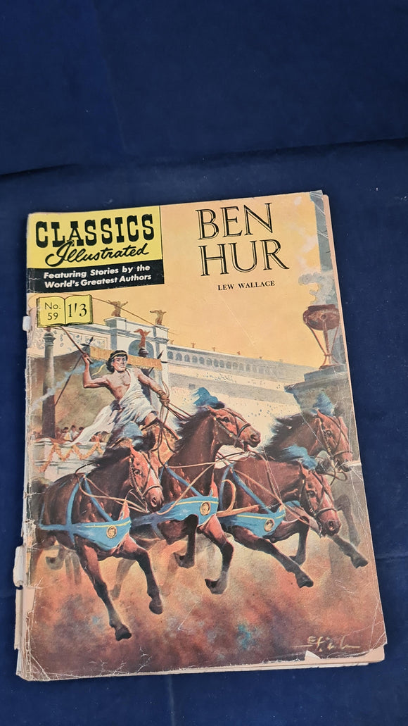 Lew Wallace - Ben Hur, Classics Illustrated Number 59