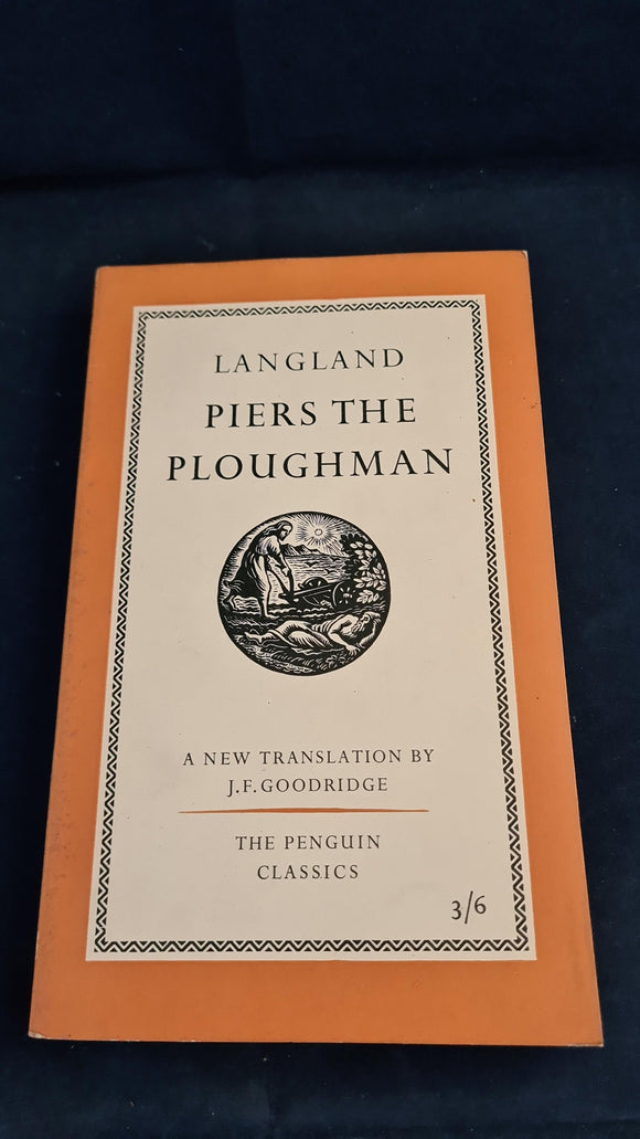 William Langland - Piers The Ploughman, Penguin Books, 1959, Paperbacks