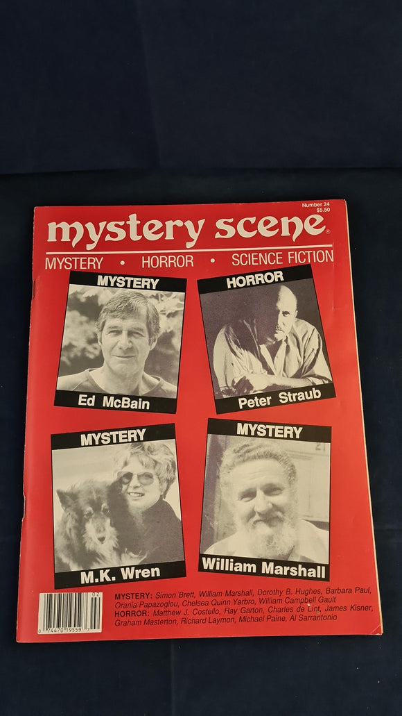 Mystery Scene Number 24 January 1990, Mystery - Horror - Science Fiction