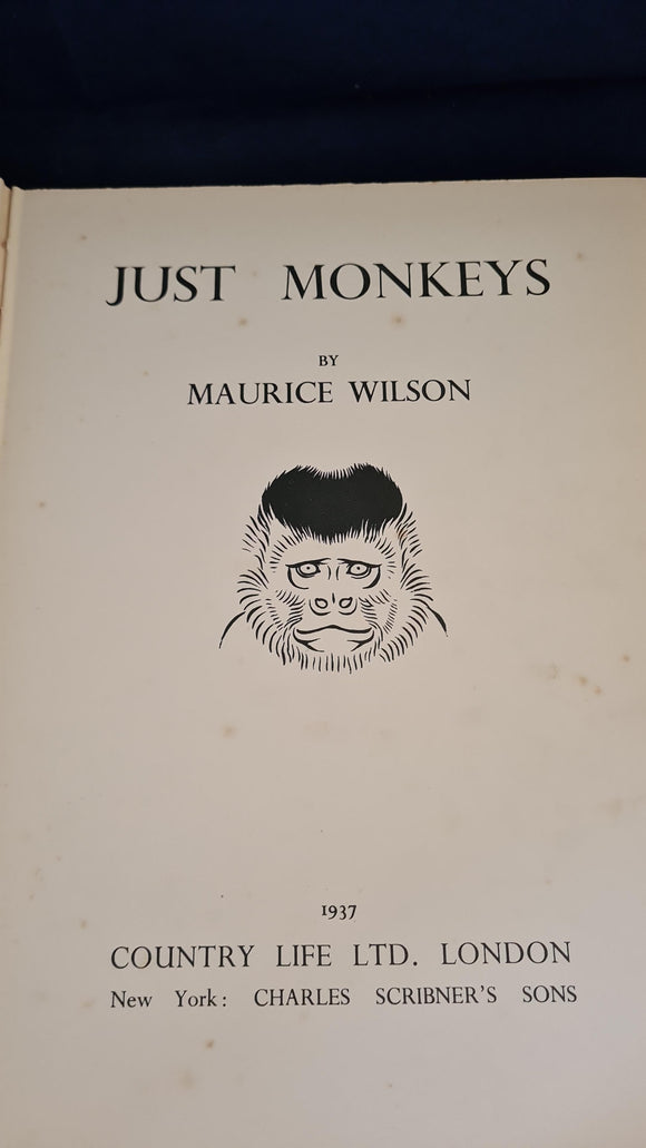 Maurice Wilson - Just Monkeys, Country Life, 1937