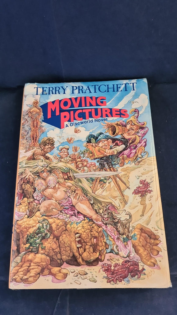 Terry Pratchett - Moving Pictures, Victor Gollancz, 1990, First Edition, Discworld Novel