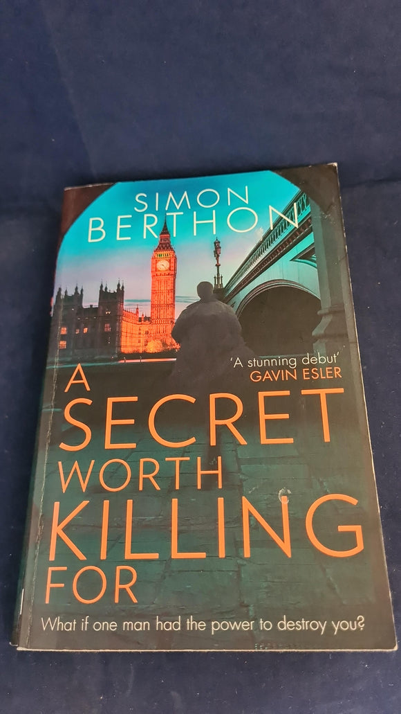 Simon Berthon - A Secret Worth Killing For, HQ, 2018, Paperbacks