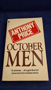Anthony Price - October Men, Futura, 1982, Paperbacks