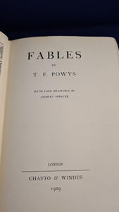 T F Powys - Fables, Chatto & Windus, 1929, Limited, Signed