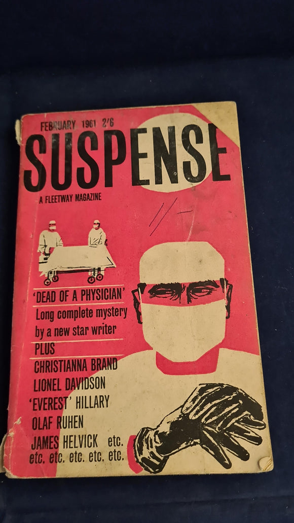 Edmund Hillary - Suspense - Volume 4 Number 2 February 1961, Paperbacks
