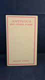 Montague Summers - Antinous and other Poems, Cecil Woolf, 1995, Signed x 2
